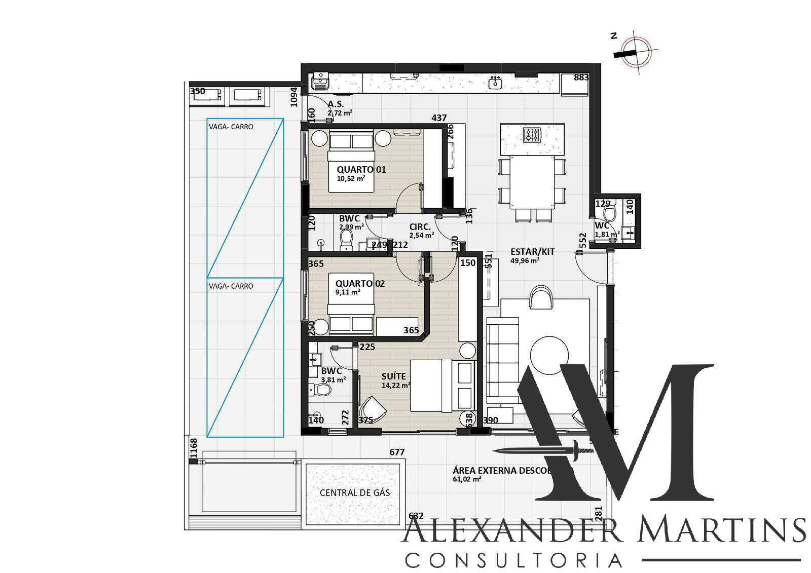 Apartamento à venda com 3 quartos, 124m² - Foto 22